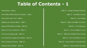 Table of Contents - Margaret Marshall