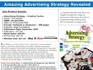 Advertising Strategies