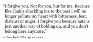 I Forgive You Poster