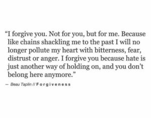 Forgiveness Poster